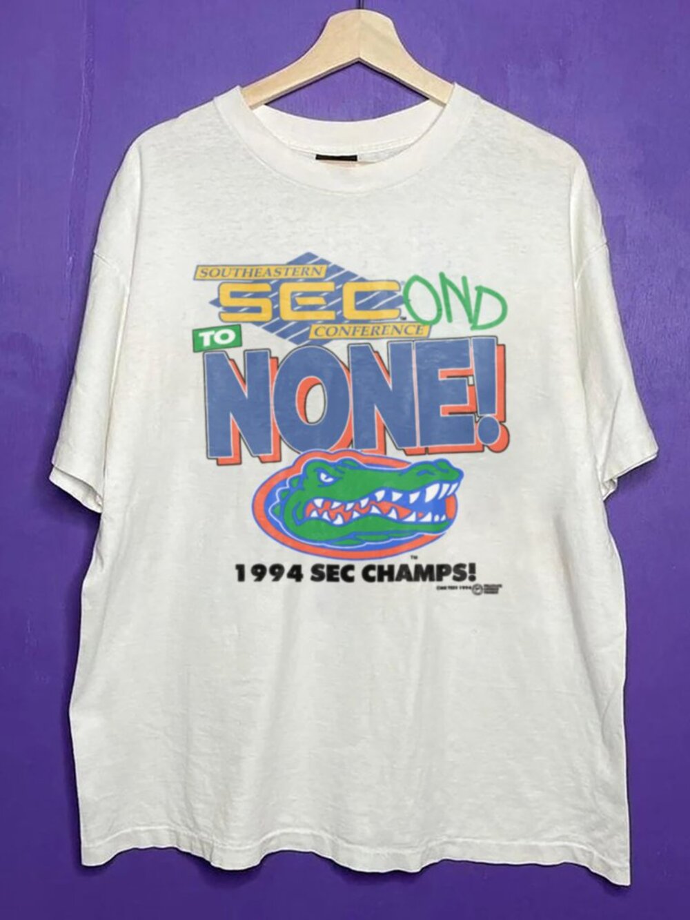 Vintage Florida Gators 1994 SEC Champs Southeastern Shirt, University of Florida
